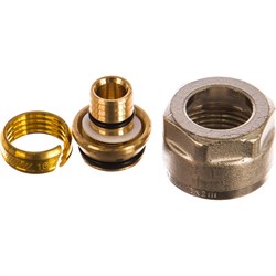 Компрессионный фитинг для труб PEX-AL-PEX STOUT RG008P29KAE7RH - фото 15404909