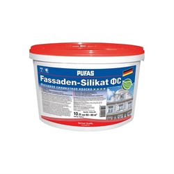 Силикатная фасадная краска Pufas FASSADEN-SILIKAT - фото 15406840