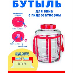 Стеклянная бутыль ЛЕТО 28386 - фото 15409784