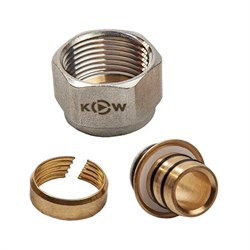 Обжимной коллекторный соединитель для металлополимерной трубы KROMWELL EU.ST3287040 - фото 15490393