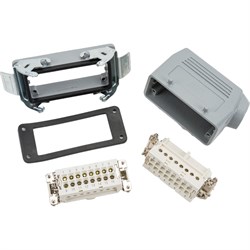 Прямоугольный промышленный разъем Mete Enerji H16E-A2M-C2F - фото 15596749