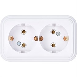 Двойная наружная розетка Юпитер Стандарт - фото 15605697