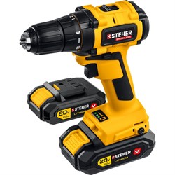 Бесщеточная дрель-шуруповерт STEHER CDB-200-2 - фото 15638001