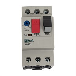 Автоматический выключатель защиты двигателя DEKraft ВА431 - фото 15680833