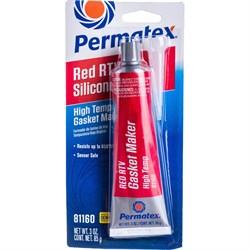 Профессиональный термостойкий силиконовый герметик PERMATEX 89250 RTV - фото 15685087