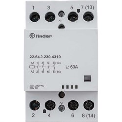 Модульный контактор FINDER 226402304310 - фото 15687089