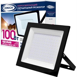 Светодиодный прожектор IONICH IFLSLED-DOB-100-865-BL-IP65 - фото 15704722