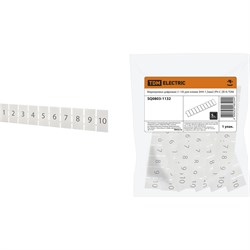 Цифровая маркировка для клемм ЗНН-1,5мм2 TDM ELECTRIC SQ0803-1132 - фото 15709232