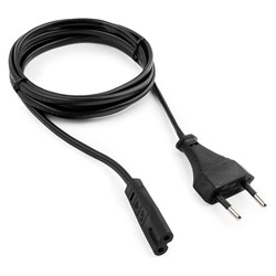 Кабель питания для ноутбуков, аудио/видео техники Cablexpert PC-184/2-1.8М - фото 15719027