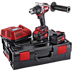 Двухскоростная аккумуляторная ударная дрель FLEX PD 2G 18.0-EC-HD/5.0 Set - фото 15720124