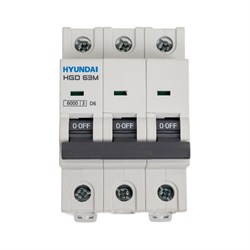 Автоматический выключатель Hyundai HGD63-M - фото 15724752