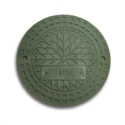 Полимерно-композитный люк для колодца 315 П Агросток A15 - фото 15736029