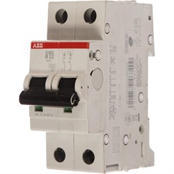 Двухполюсный автоматический выключатель ABB S202 - фото 15767113