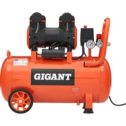 Безмасляный малошумный компрессор Gigant GSWK-50/1400 - фото 15784319
