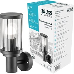 Садово-парковый светильник на стену вверх GAUSS Vega - фото 15792780