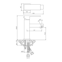 Смеситель для раковины OLIVE'S GRANADA - фото 15794129