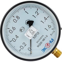 Манометр ЭКО-М МД02-160-G-1,6МПа - фото 15842213