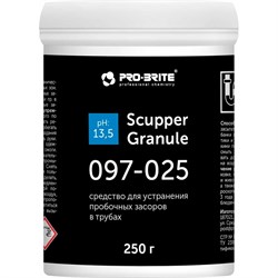 Гранулы для удаления пробочных засоров в сточных трубах PRO-BRITE SCUPPER GRANULE - фото 15855686