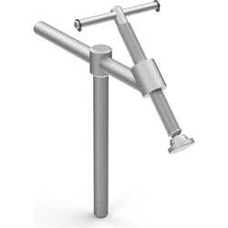 Зажимная струбцина для сварочного стола D16 Keepler-Stan Tr14 200мм под 45 град - фото 15860849