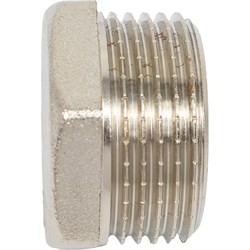 Латунная резьбовая заглушка DOUBLE-LIN LL6164 (3/4") - фото 15869511