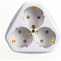 Трехместная розетка Кунцево-Электро РС10/16-503 - фото 15884065