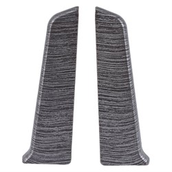 Торцевые заглушки для плинтуса DECONIKA Д-П70-Тп-Ф1 187 АЛМ ТЕМ - фото 15933850