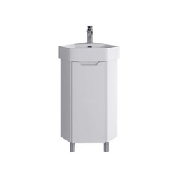 Напольная угловая тумба для ванной комнаты Sanstar лайн - фото 15936203