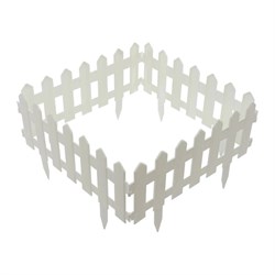 Садовое ограждение МАСТЕРСАД ПЛСД-бел - фото 15994986