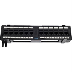 Горизонтальная настенная патч-панель TWT TWT-PP12UTP-H - фото 15997072