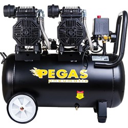 Бесшумный безмасляный компрессор Pegas pneumatic PG-2800*2 - фото 15998469