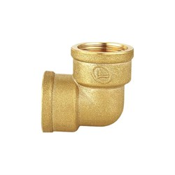 Резьбовой латунный угол DOUBLE-LIN LL6017 (3/4") - фото 16014748