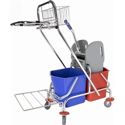 Уборочная двухведёрная тележка А5 H0209 - фото 16054116