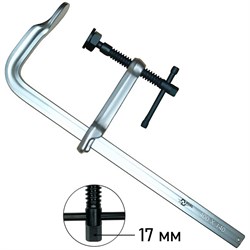 Столярная F-образная струбцина DUEL 37004014 - фото 16054172