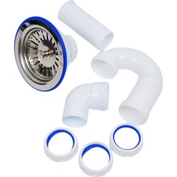 Прямоточный сифон для мойки Unicorn Y412 - фото 16058372