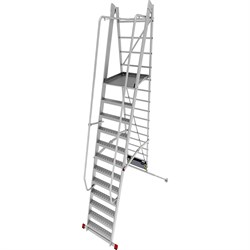 Передвижная складная лестница НОВАЯ ВЫСОТА 3540112 - фото 16061102