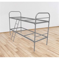 Двухъярусная металлическая кровать Sebmet К2-80190-100100-2ПЛ - фото 16066020