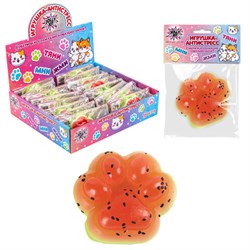 Игрушка-антистресс "КОШАЧЬЯ ЛАПКА - СОЧНЫЙ АРБУЗ", 7х6 см, дисплей, JOLLY JOT (ДЖОЛЛИ ДЖОТ), 665775 - фото 16092100