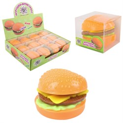 Игрушка-антистресс "БУРГЕР", 7 см, дисплей, JOLLY JOT (ДЖОЛЛИ ДЖОТ), 665799 - фото 16092116