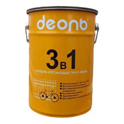 Грунт-эмаль по ржавчине Деоль D3V1BK5 - фото 16154152