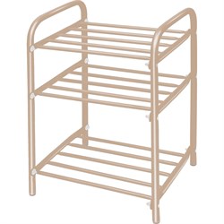 Этажерка Nika НИКА ЭТК1 ЭТК1/БЖ бежевый металлик - фото 16154509