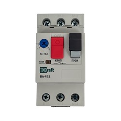 Автоматический выключатель защиты двигателя DEKraft ВА431 - фото 16157435