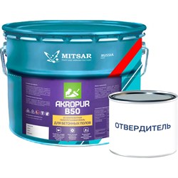 Полиуретановая краска для бетонных полов Акропур B50 - фото 16160281