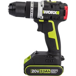 Аккумуляторный ударный бесщеточный дрель-шуруповерт WORX Professional Professional - фото 16171063