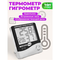 Настольный термогигрометр МЕГЕОН 20207 - фото 16172318