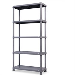 Пластиковый стеллаж ТУБА-ДУБА сб 900.5 серый - фото 16177033