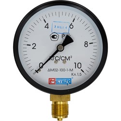 Манометр Метер ДМ 02-100-1-М - фото 16189150