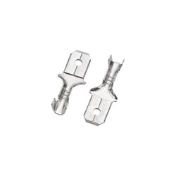 Плоский неизолированный луженый разъем КВТ 89247 - фото 16243882