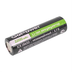 Аккумулятор GoPower Li-ion 18650 - фото 16249758