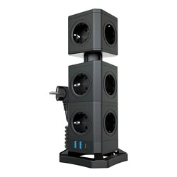 Сетевой фильтр Qumo Power Block System PD1+2 12SP5U P-0003 - фото 16262431