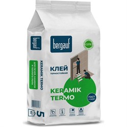 Термостойкий клей для печей, каминов и теплого пола Bergauf Keramik Termo - фото 16271447